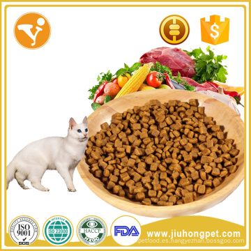 Venta caliente 100% Material Natural Comida para mascotas Comida para gatos seca